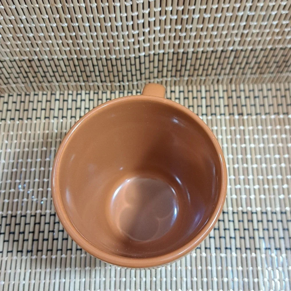 M‎ Ware Gardener TerraCotta Flower Pot Coffee Cup/Mug Brown Hattiesburg